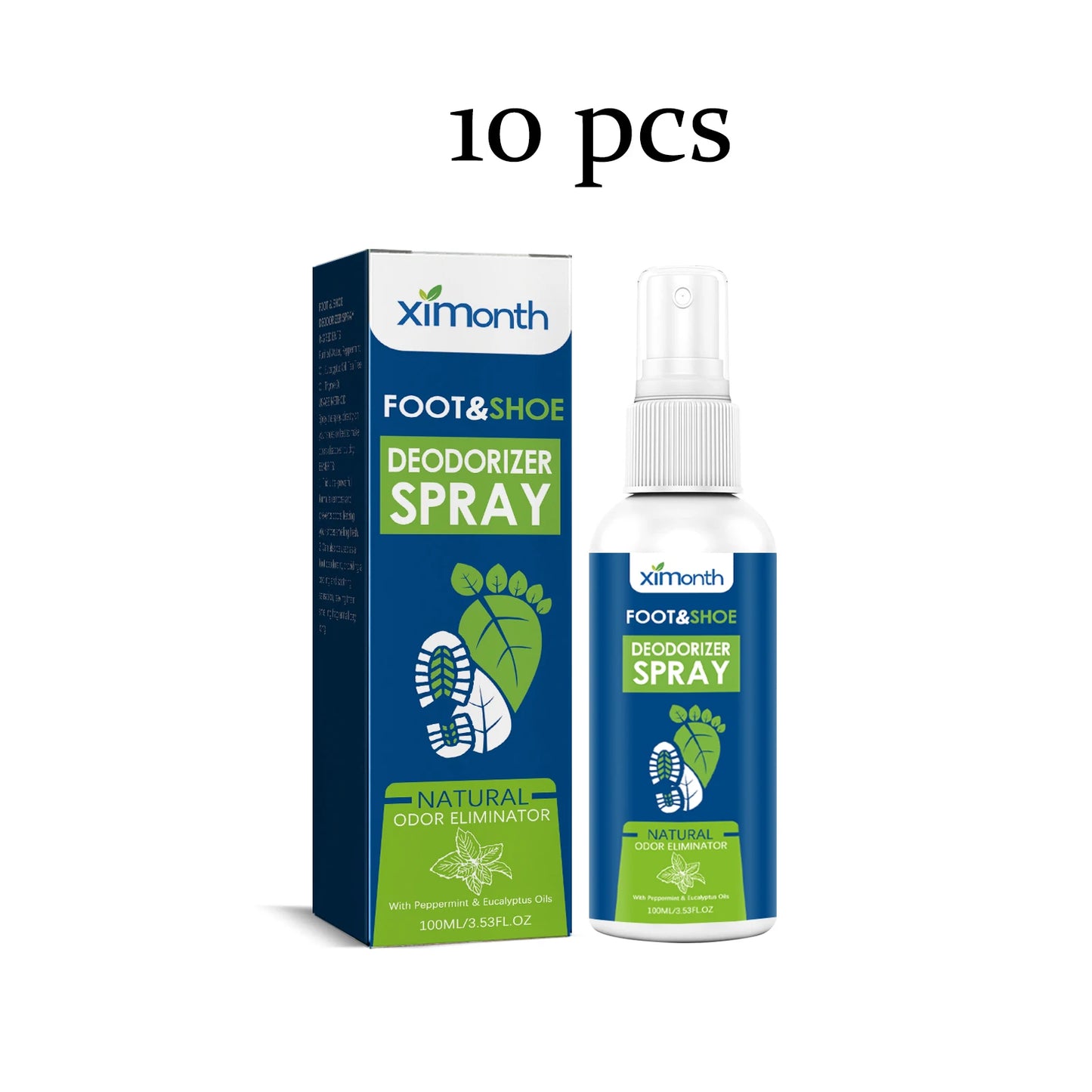 Ximonth Foot Deodorant Spray Relieve Foot Sweat Eliminate Foot Odors Soothing Itching Lasting Fragrance Foot Deodorant Spray