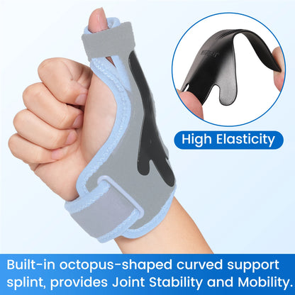 VELPEAU Thumb Support Brace for Tenosynovitis, Sprain and Mouse Hand, Ultra Lightweight Thumb Splint with Ambidextrous Design