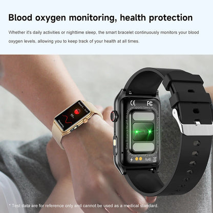 2025 New Nursing Grade Smart Watch Women Blood Pressure Temperature Monitoring Bluetooth Call Smartwatch Men For Android iOS
