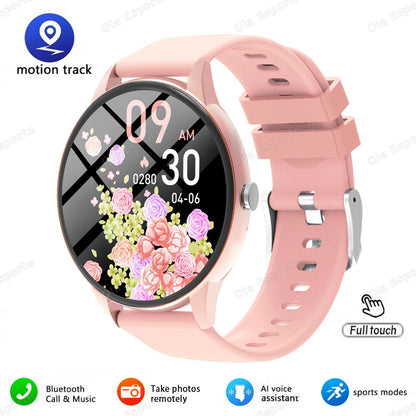 2025 New Women SmartWatch Bluetooth Call Lady Watches Sports Waterproof Heart Rate Sleep Monitor Smart Watch Women Present Gifts