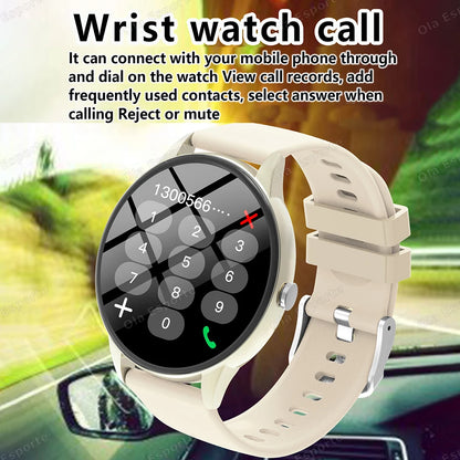 2025 New Women SmartWatch Bluetooth Call Lady Watches Sports Waterproof Heart Rate Sleep Monitor Smart Watch Women Present Gifts