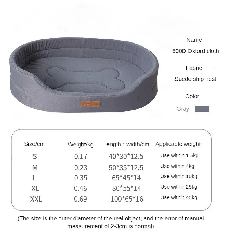 Waterproof and Anti-Mite Sofa Bed for Small Medium Large Dogs and Cats, Chew Resistant Mat, Wear-Resistant Pet Sleeping Beds
