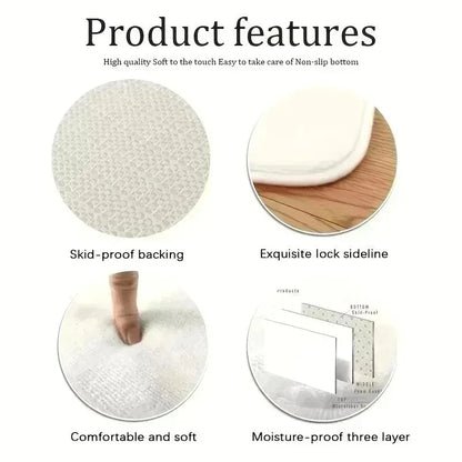 Modern Living Room Floor Mat Simple Lines Printed Soft Bedrooms Suitable for Living Rooms Terraces Offices Kitchen Floors decor