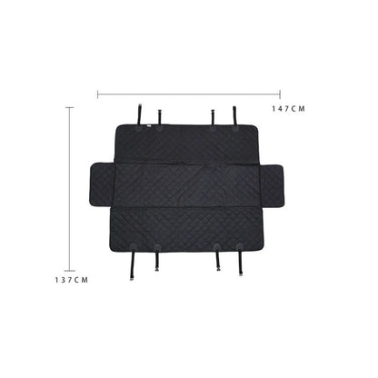 Design Waterproo Dirt Proof Pet Car Seat Cover Back Seat Dog Mat Wholesale Anti-slip And Durable Pet Car Cushions for Travel