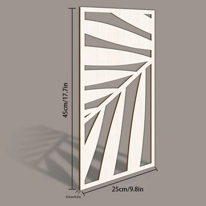 3pcs Wooden wall decoration hollow wooden leaf wall art for kitchen bathroom living room dining room porch wall wood decoration