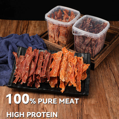 7 Ounces Chicken Jerky Dog Treats Made with 100% Real Chicken Breast Healthy Easily Digestible Long-Lasting High Protein Snack