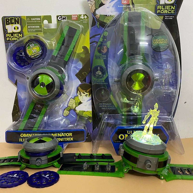Ben10 Omnitrix Watches Toy Ultimate Watch Style Japan Projector Watch DAI Genuine Creative New Year Present For Kids