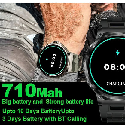 XIAOMI New 1.85-inch ultra HD smartwatch, GPS track, HD Bluetooth call; 710 mah large battery 400+ dial, suitable for Android