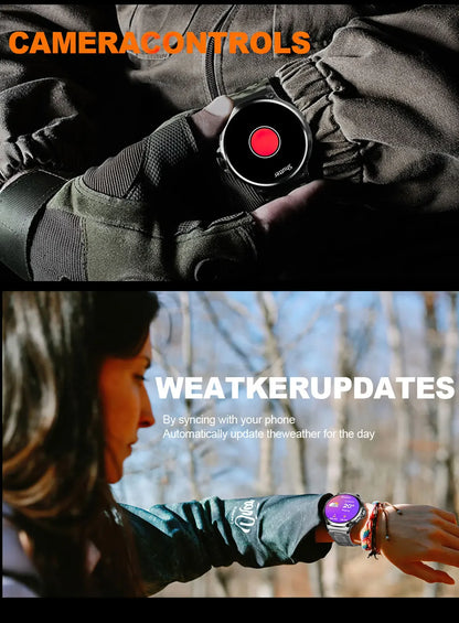 XIAOMI New 1.85-inch ultra HD smartwatch, GPS track, HD Bluetooth call; 710 mah large battery 400+ dial, suitable for Android