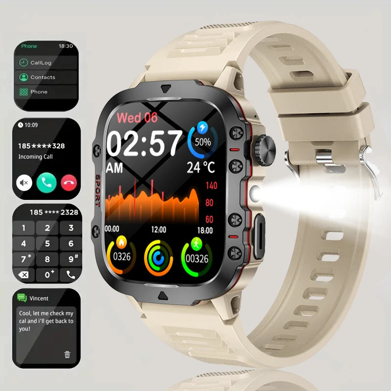 2025 New Smart Watch Dialing Answering Calls Exercise Tracking Heart Rate Sleep Monitor Bluetooth Smartwatch Man Woman Gift