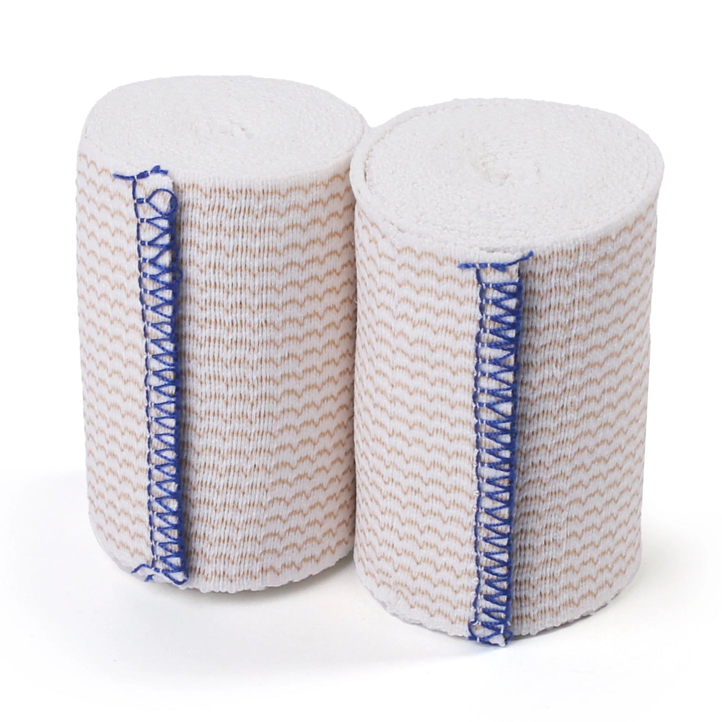 4 Rolls 3 inch x 5 yds Elastic Bandage Wrap, Cotton Compression Bandage Wrap with Self-Closure,Support & First Aid for Sports