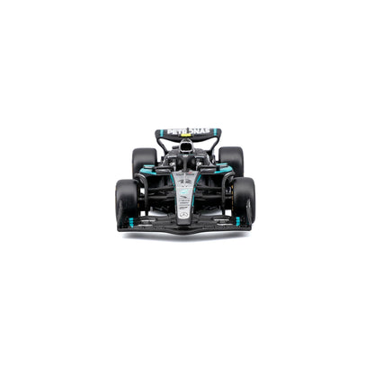 Bburago 1:43 New F1 Mercedes-AMG 2025 W16 #63 George Russell #12 Kimi Antonelli Alloy Car Die Cast Model Toy Collectible