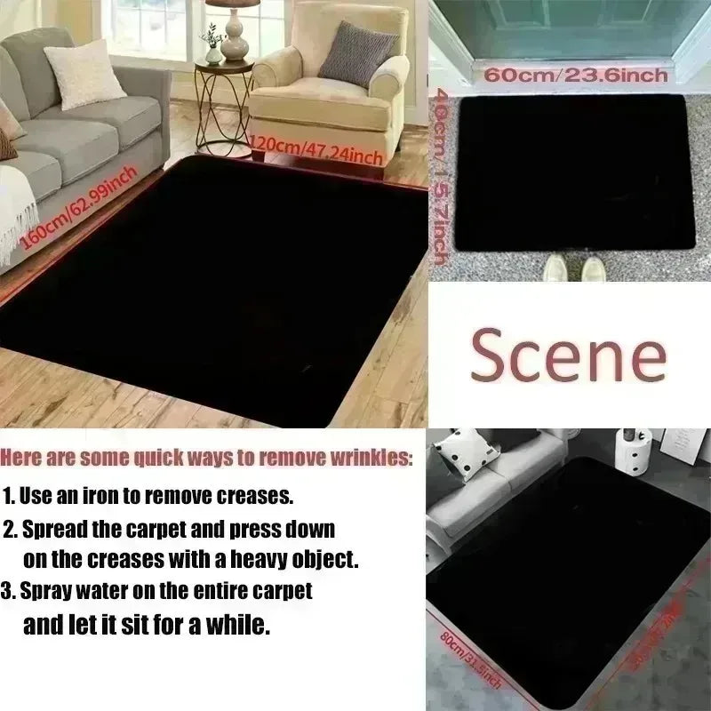 Modern Living Room Floor Mat Simple Lines Printed Soft Bedrooms Suitable for Living Rooms Terraces Offices Kitchen Floors decor