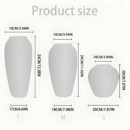 Elegant Retro White Speckled Ceramic Flower Pot - Exquisite Design Creates an Elegant Atmosphere, Suitable for Various Flowers, Unique Speckled Texture Adds Classical Beauty, Perfect for Decorating Home or Office Spaces