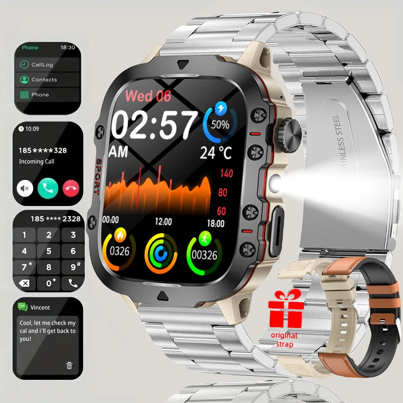 2025 New Smart Watch Dialing Answering Calls Exercise Tracking Heart Rate Sleep Monitor Bluetooth Smartwatch Man Woman Gift