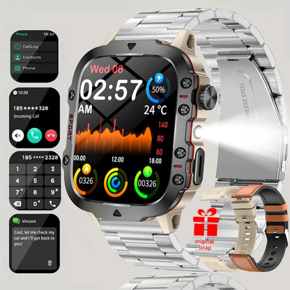 2025 New Smart Watch Dialing Answering Calls Exercise Tracking Heart Rate Sleep Monitor Bluetooth Smartwatch Man Woman Gift