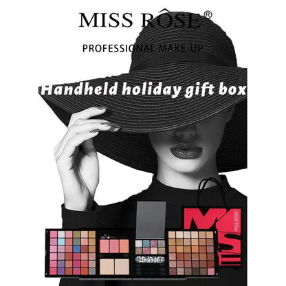 3D Matte Pearlescent Eye Shadow Plate Makeup Multi-Function Powder Blusher Makeup Set For Valentine's Day