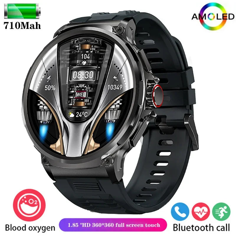 XIAOMI New 1.85-inch ultra HD smartwatch, GPS track, HD Bluetooth call; 710 mah large battery 400+ dial, suitable for Android