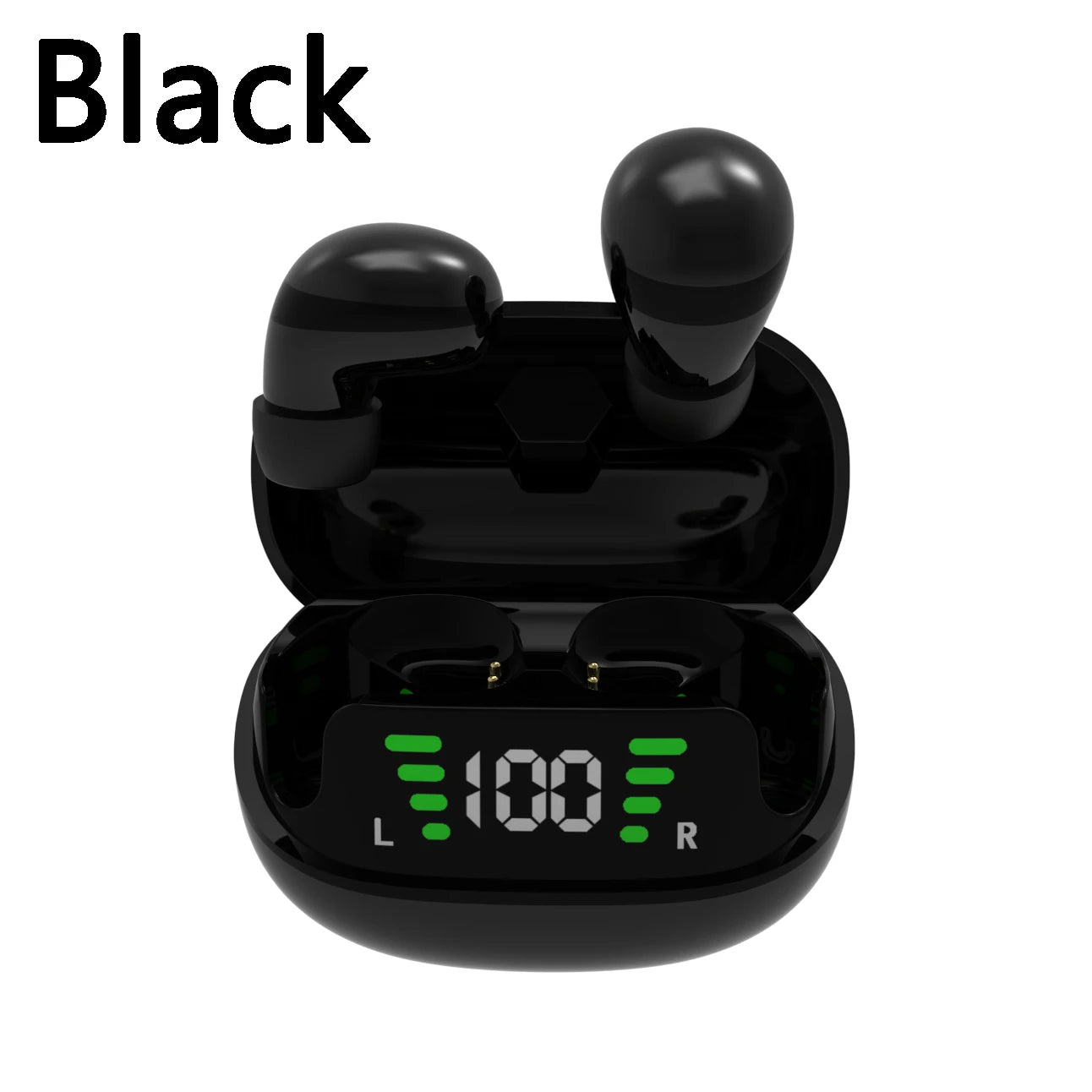 Mini Wireless TWS Bluetooth 5.3 Headsets Invisible Earphones With Mic HiFi Music Earbuds Mobile Phone Universal Headphones