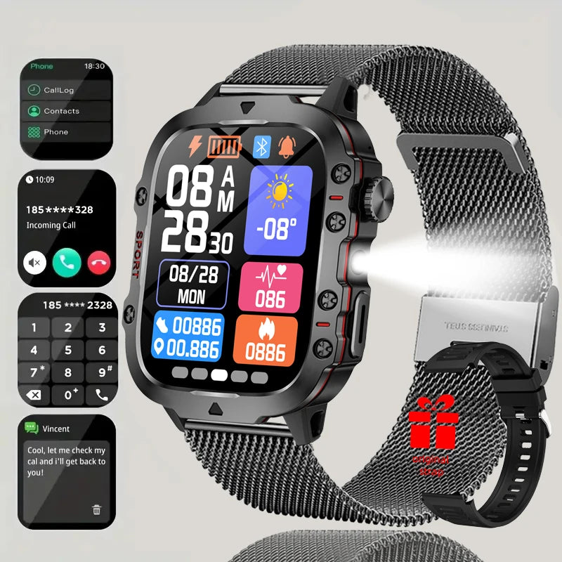 2025 New Smart Watch Dialing Answering Calls Exercise Tracking Heart Rate Sleep Monitor Bluetooth Smartwatch Man Woman Gift
