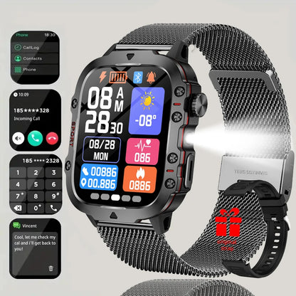 2025 New Smart Watch Dialing Answering Calls Exercise Tracking Heart Rate Sleep Monitor Bluetooth Smartwatch Man Woman Gift