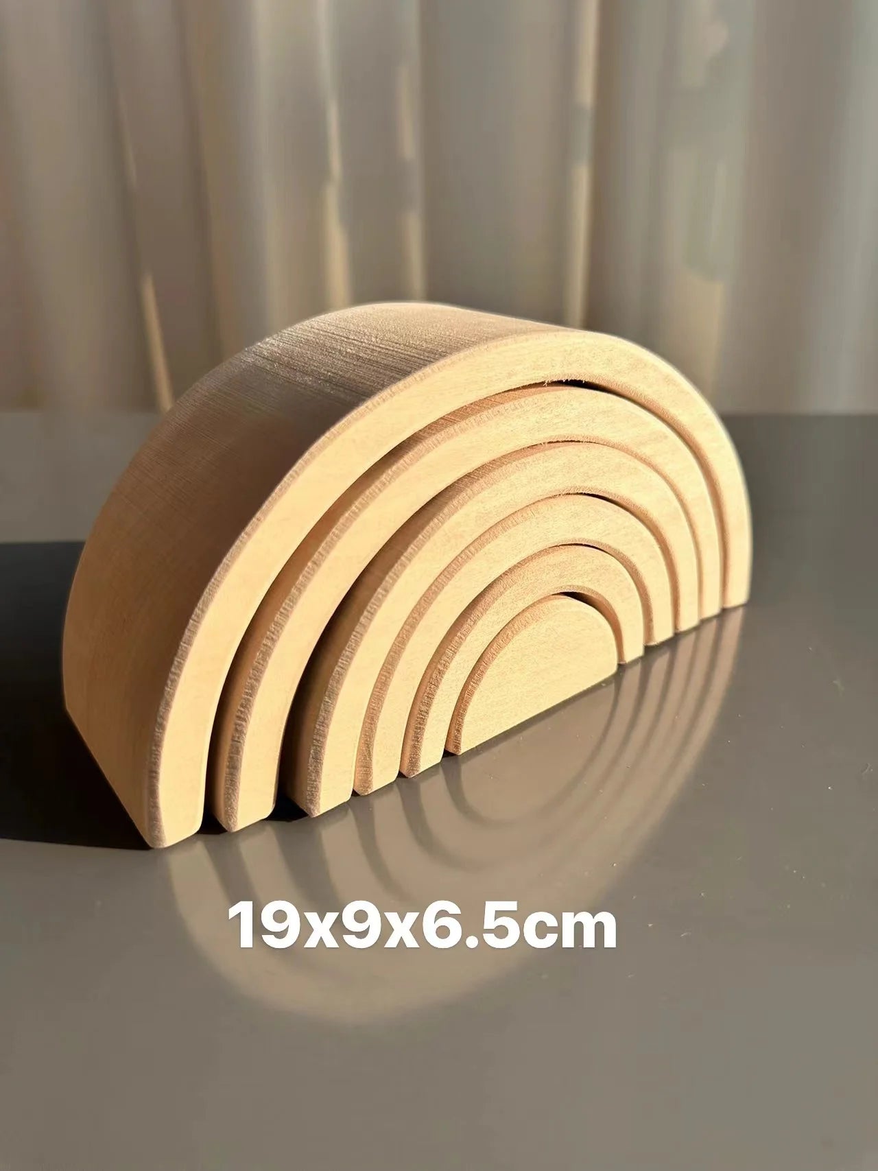 High Quality Wooden Toys Pastel Basswood Rainbow Stacking Blocks Pine Building Semi Sorting Peg Dolls Balls for Kids Play