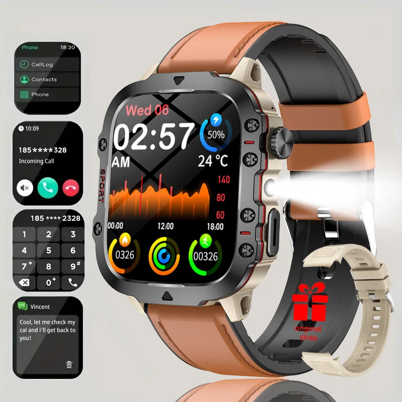 2025 New Smart Watch Dialing Answering Calls Exercise Tracking Heart Rate Sleep Monitor Bluetooth Smartwatch Man Woman Gift